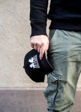 Snapback Cap Black Camo