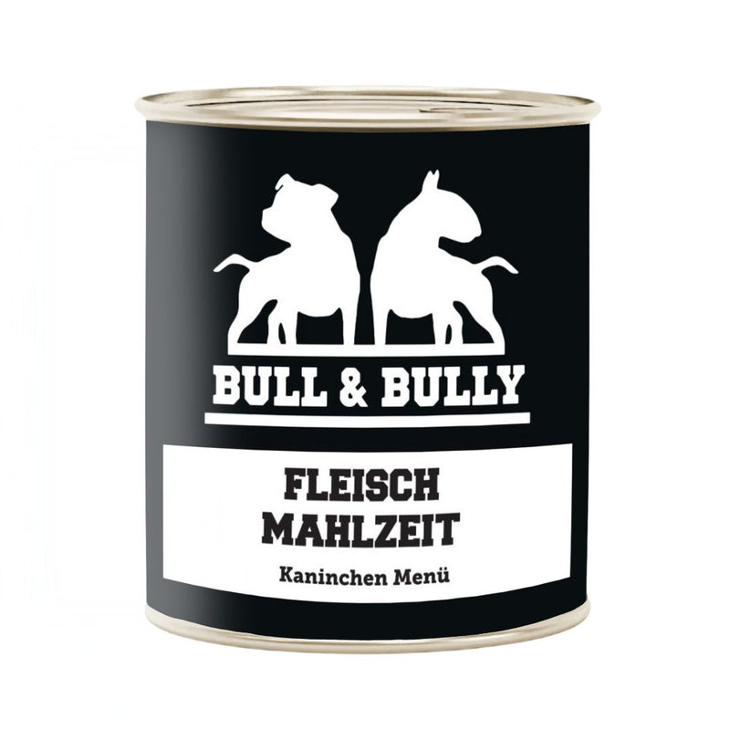Fleischmahlzeit Kaninchen Menü