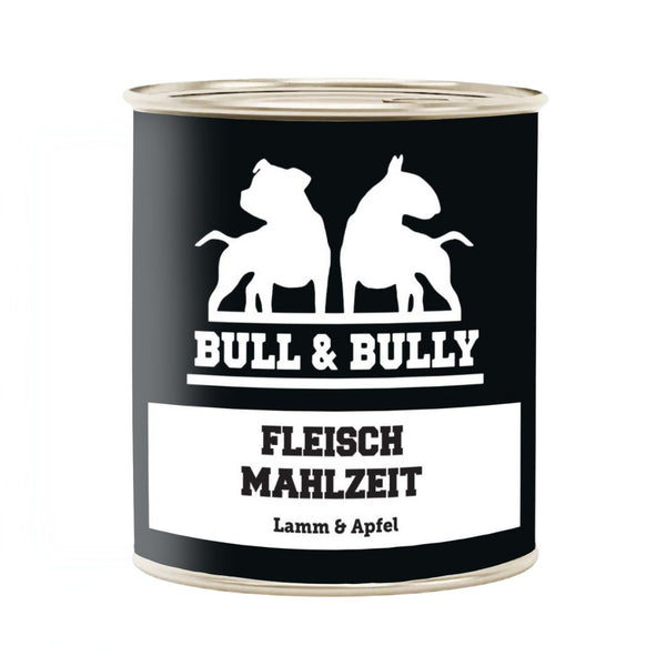 Fleischmahlzeit Lamm mit Apfel
